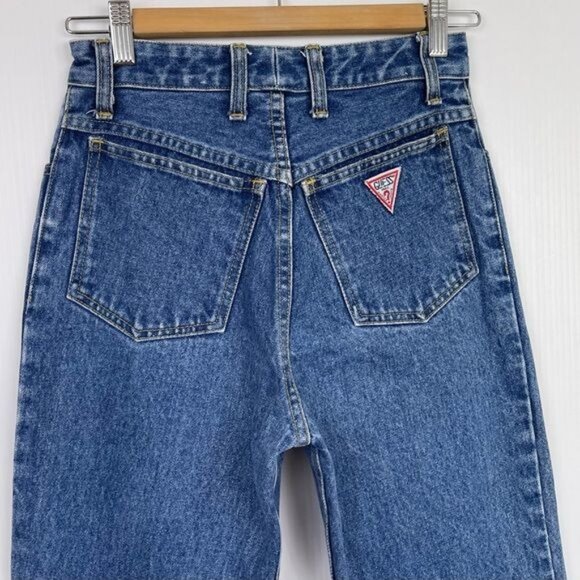Vintage Guess Georges Marciano 90's Mom Jeans High rise strength leg 6 - Picture 6 of 9